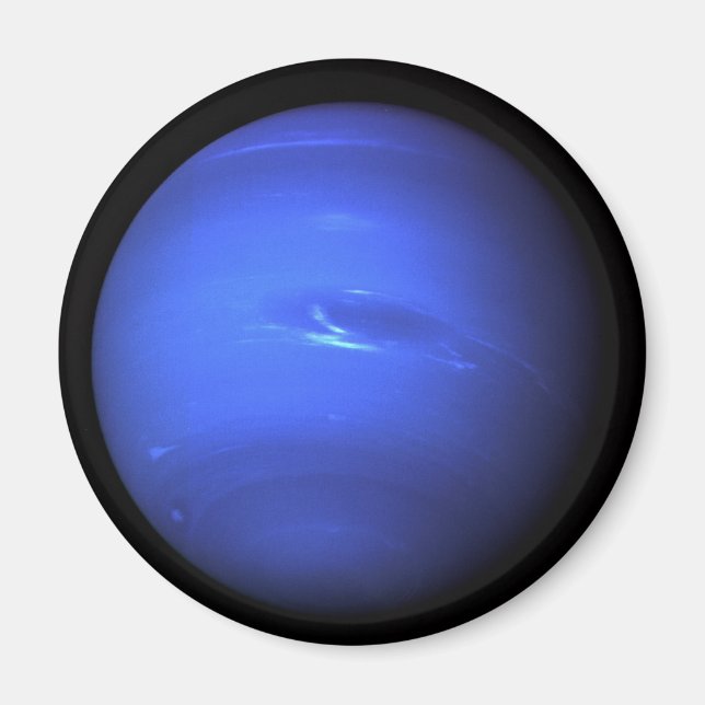 Planet Neptune Astronomy Collector Magnet (Front)
