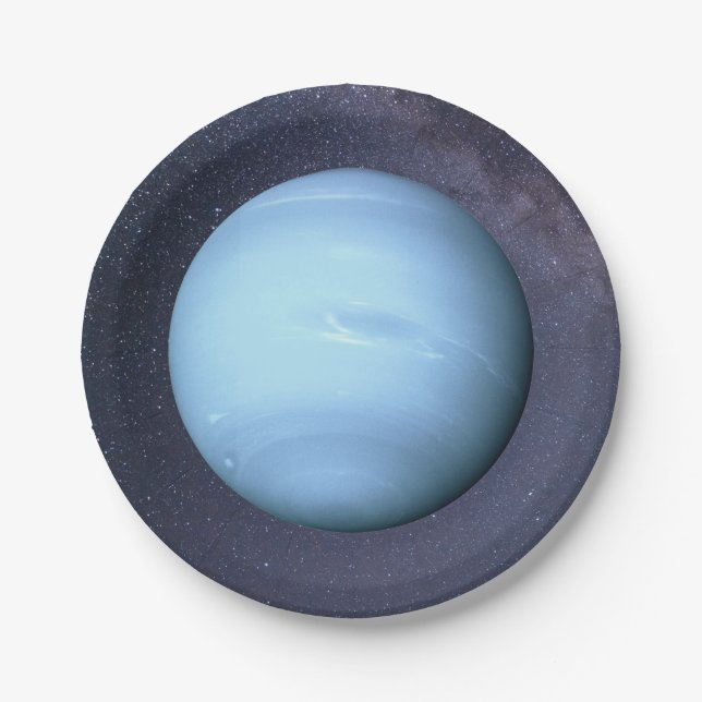 Planet Neptune Paper Plate (Front)