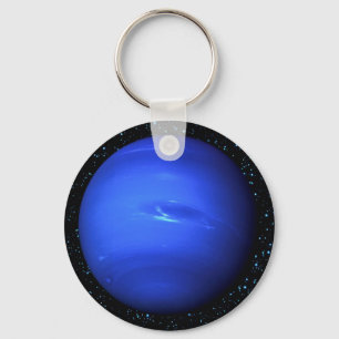 PLANET NEPTUNE Star Background (solar system) ~~~. Key Ring