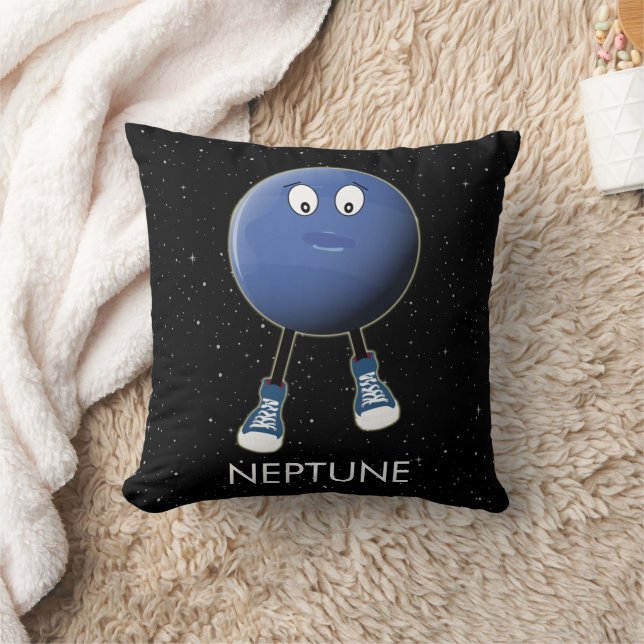Planet Neptune & Stars Cushion (Blanket)