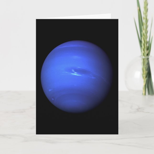 Planet Neptune Thank You Card (Front)