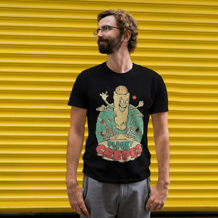 Planet of the Crepes Funny Sci-Fi Food Pun  T-Shirt