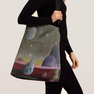 Planet Of The Shapes Crossbody Bag (2 Sizes)