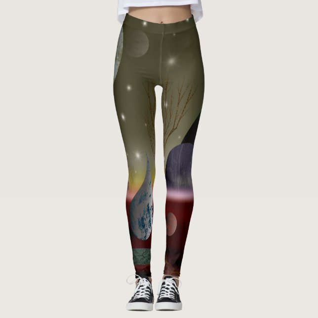 Planet Of The Shapes Leggings (Front)