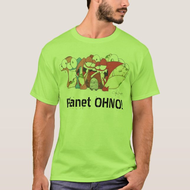 Planet OHNO! T T-Shirt (Front)