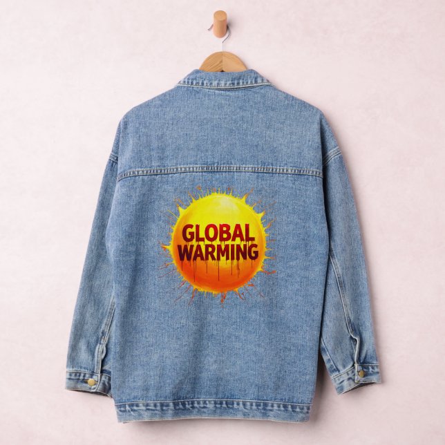 “Planet on Fire: Time to Act” Denim Jacket (Hangar)