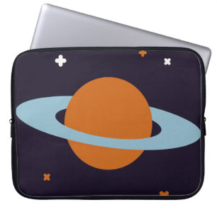 Planet orbit universe star galaxy laptop sleeve