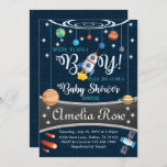 Planet Outer Space Baby Shower Invitation Boy<br><div class="desc">Add uniqueness to your little one's special day with this Space invitation!</div>