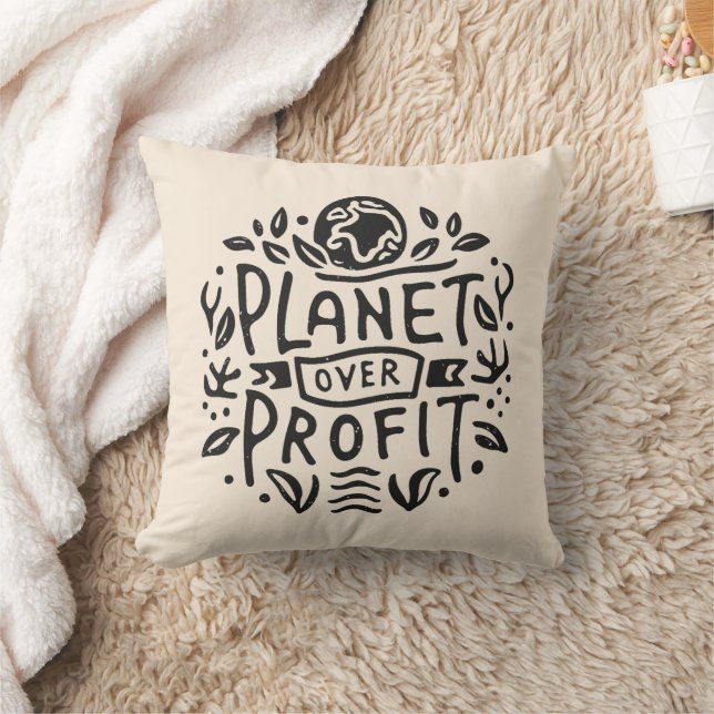 Planet over profit cushion (Blanket)