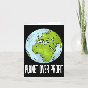 Planet Over Profit Recycle Save The Environment Ea Card