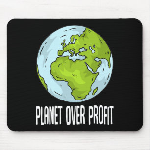 Planet Over Profit Recycle Save The Environment Ea Mouse Pad