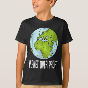 Planet Over Profit Recycle Save The Environment Ea T-Shirt