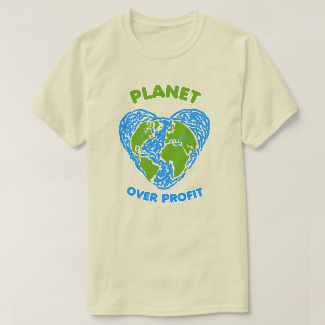 Planet over Profit T-Shirt (Design Front)