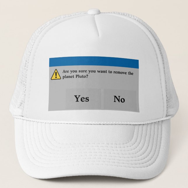 Planet Pluto Hat (Front)