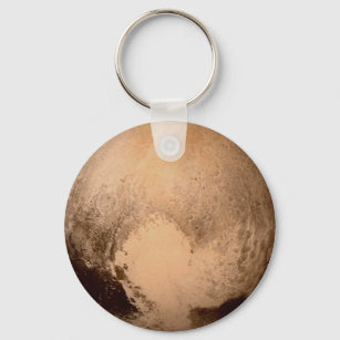 PLANET PLUTO - HAVE A HEART! (solar system) ~ Key Ring