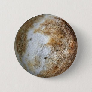 PLANET PLUTO (solar system) ~ 6 Cm Round Badge
