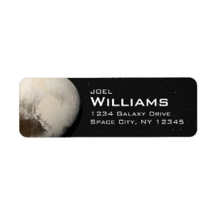 Planet Pluto Solar System Space Return Address