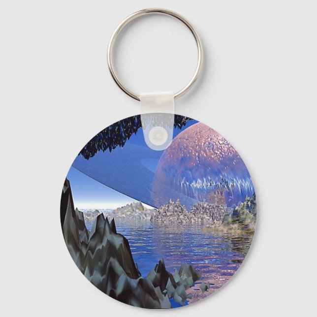 Planet Rising Key Ring (Front)