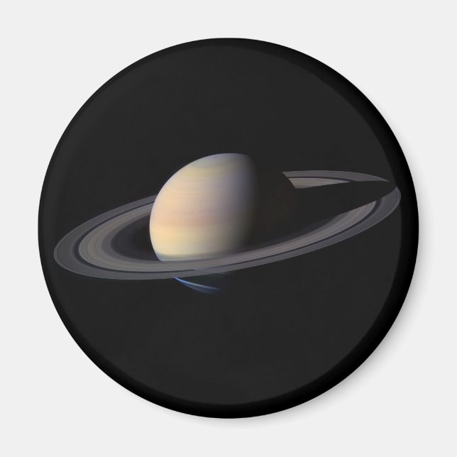 Planet Saturn Astronomy Collector Magnet (Front)