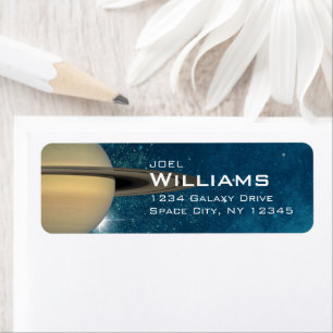 Planet Saturn Solar System Space Return Address