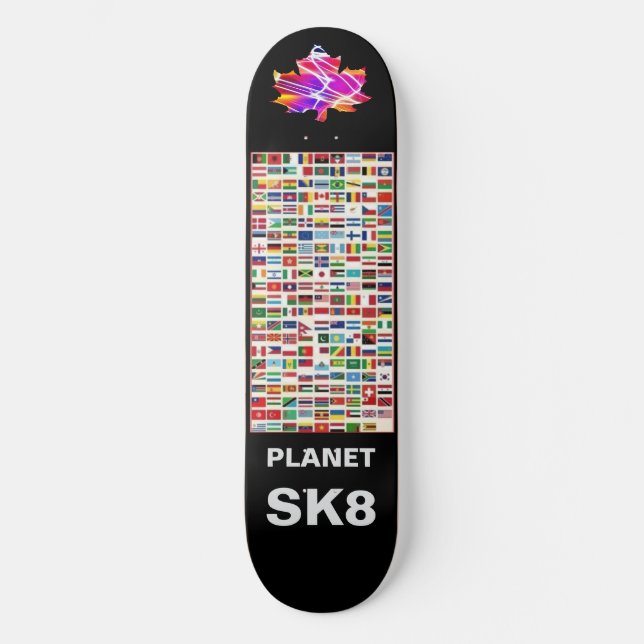 PLANET SK8 SKATEBOARD (Front)