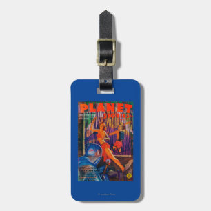 Planet Stories Magazine Cover 3 Luggage Tag