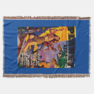 Planet Stories Magazine Cover 5 Throw Blanket