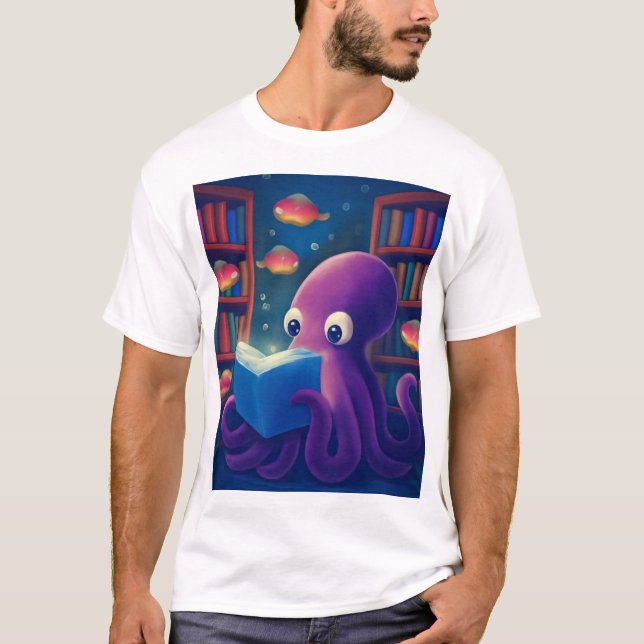 Planet Tree with Shooting Stars T-Shirt (Front)