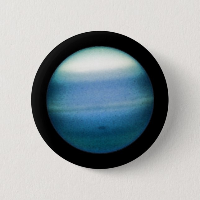 PLANET URANUS natural (solar system) ~ 6 Cm Round Badge (Front)