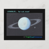 Planet URANUS postcard
