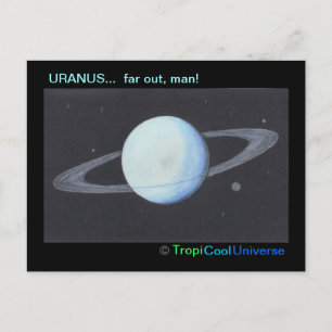 Planet URANUS postcard