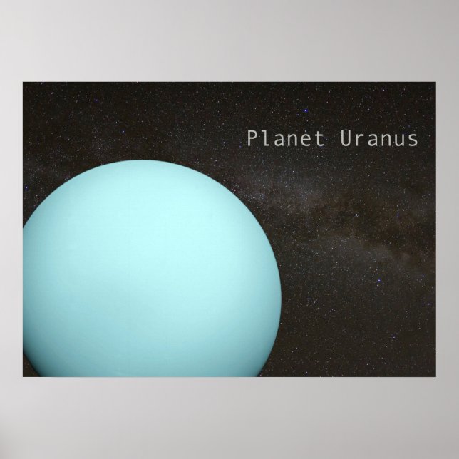 Planet Uranus Poster (Front)