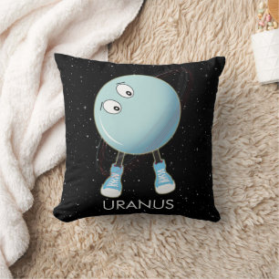 Planet Uranus & Stars Cushion