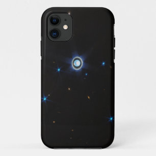 Planet Uranus with Rings and Moons JWST Image Case-Mate iPhone Case