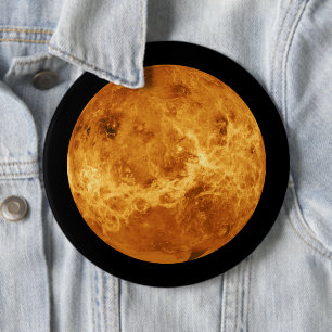 Planet Venus from Outer Space Jumbo Button
