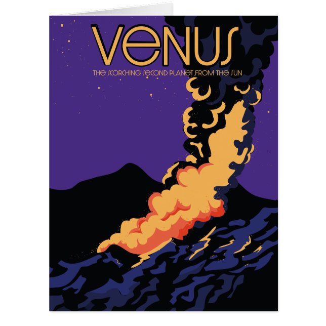 Planet Venus space art (Front)