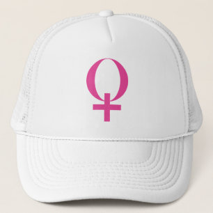 Planet Venus Symbol (pink) Trucker Hat
