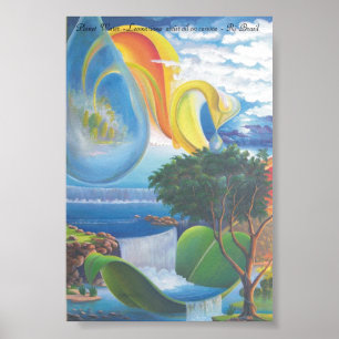 PLANETA ÁGUA - Leomariano artist Poster