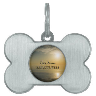 Planetarium Sunrise Pet ID Tag