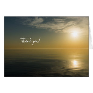 Planetarium Sunrise Thank You Card