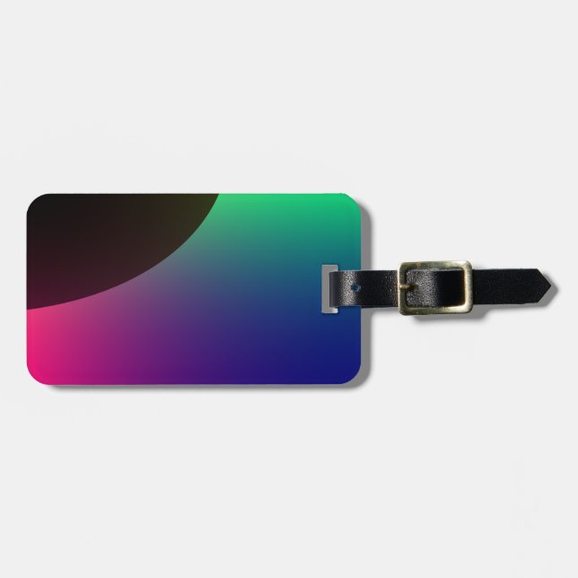 Planetary Aurora Custom Luggage Tag (Front Horizontal)