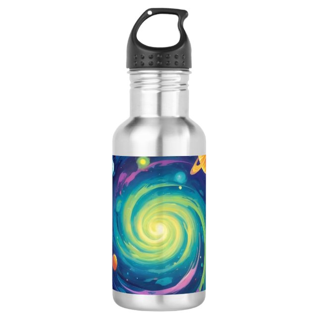 Planetary Spin   532 Ml Water Bottle (Front)