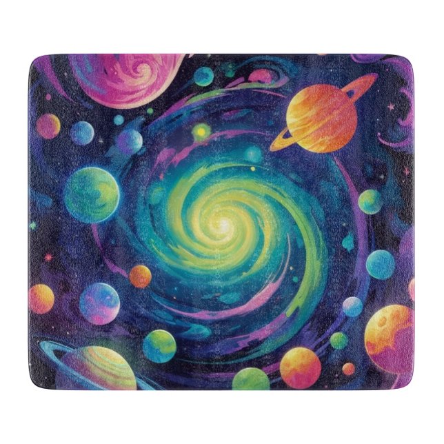 Planetary Spin  Cutting Board (Front)