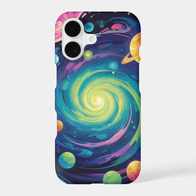Planetary Spin iPhone Case (Back)
