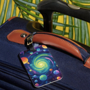Planetary Spin Luggage Tag