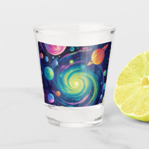 Planetary Spin Shot Glass