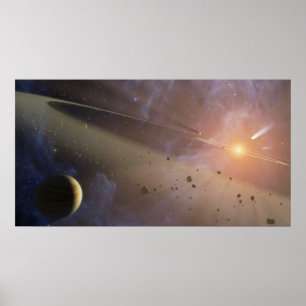 Planetary system Epsilon Eridani Poster