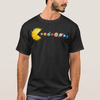 Planetary System Star Eating Planets Sun Funny Ast T-Shirt