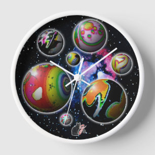 Planetoids Clock
