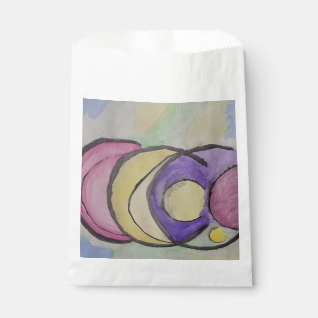 Planets Abstract Favor Bag (Front)